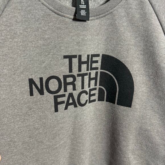 The North Face Top Women XL Gray Graphic Collection Sweatshirt Short Sleeve Gym - Picture 6 of 7